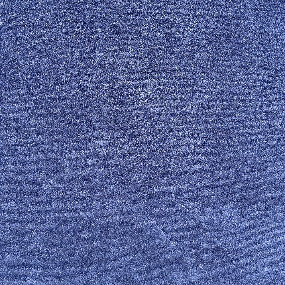 VELOURS BOUCLETTE RASÉE / COLORIS BLEU MARINE